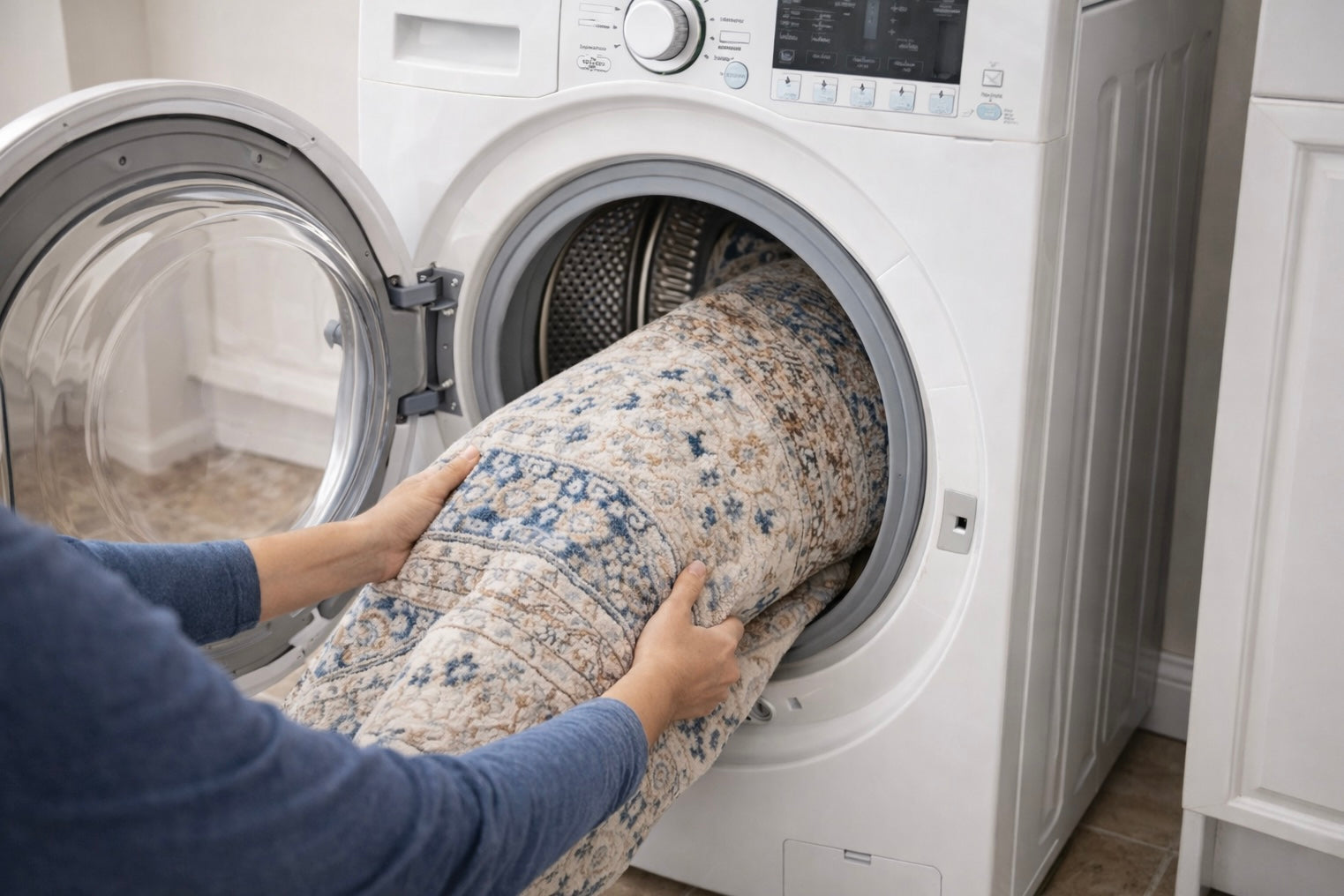 Calm Interior Floor Rug - Machine Washable